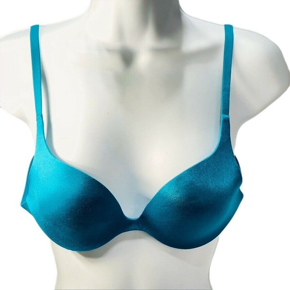 Victorias Secret Turquoise Push-Up Bra Size 34A